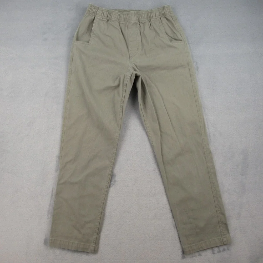 Black Diamond Mens S Dirtbag Climbing Pants Sage Green Elastic Waist Stretch